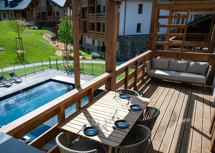 Exclusive Terrace, Parking And Pool Megève