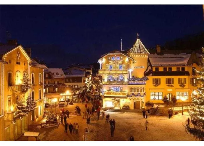 Exclusive Terrace, Parking And Pool Lejlighed Megève