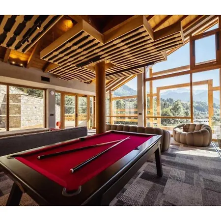 Apartmán Exclusive Terrace, Parking And Pool Megève