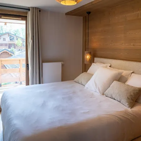 Apartmán Exclusive Terrace, Parking And Pool Megève