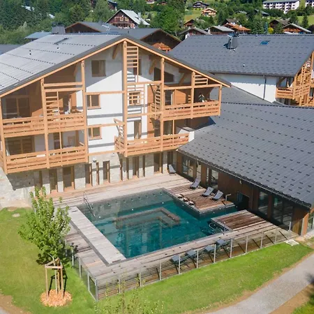 Exclusive Terrace, Parking And Pool Apartment Megeve